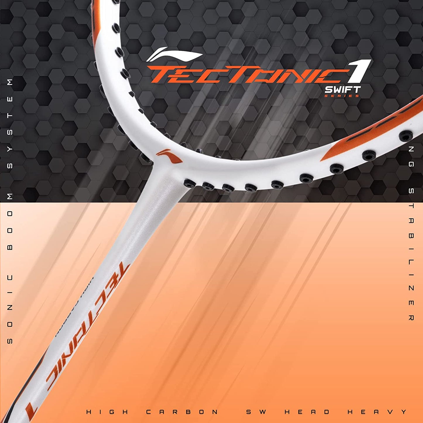 Li-Ning Tectonic 1 Badminton Racket - Best Price online Prokicksports.com