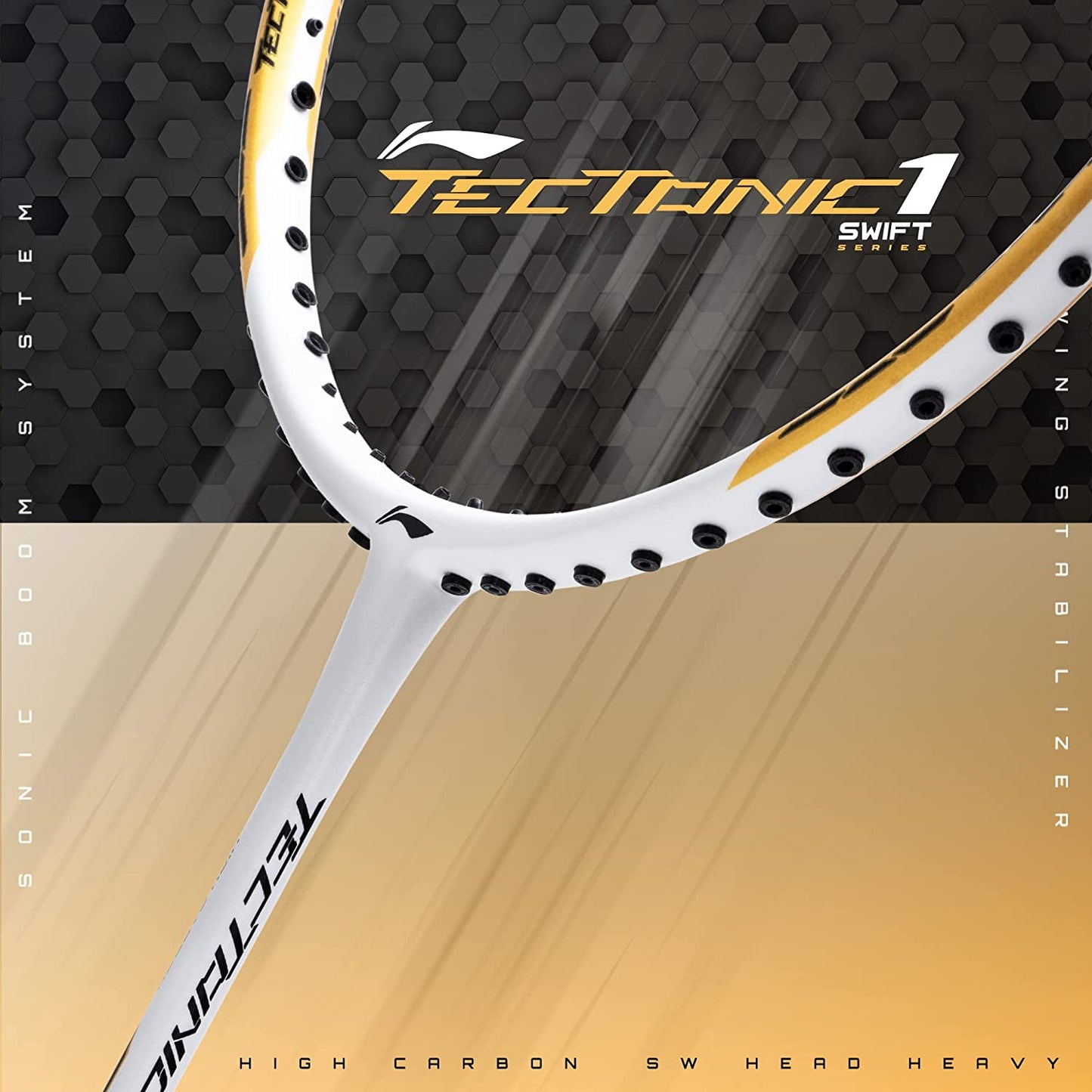 Li-Ning Tectonic 1 Badminton Racket - Best Price online Prokicksports.com