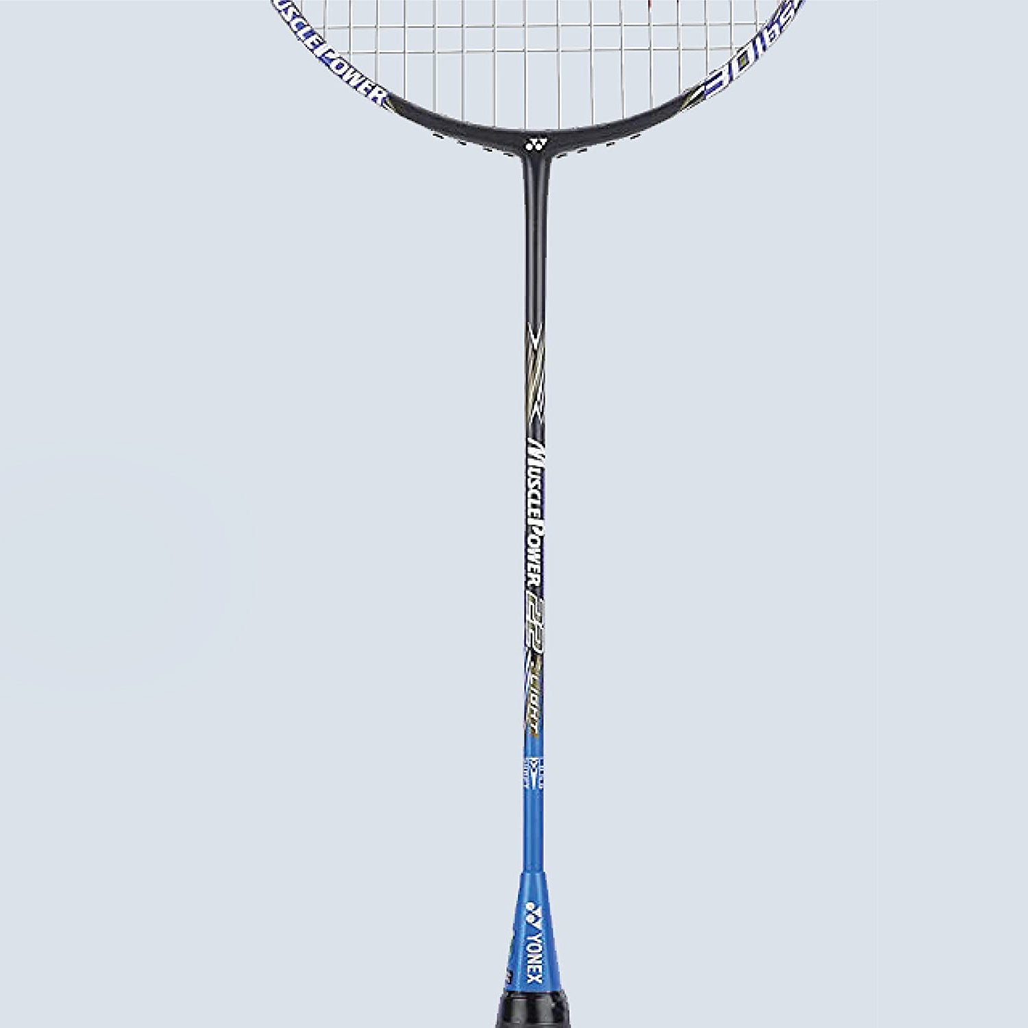 Yonex Muscle Power 22 LT Strung Badminton Racquet, 4U-G5 (Black/Blue) - Best Price online Prokicksports.com