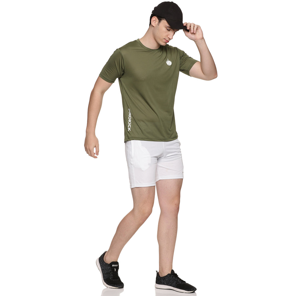 Prokick Plain Half Sleeves Badminton T-Shirt - Best Price online Prokicksports.com
