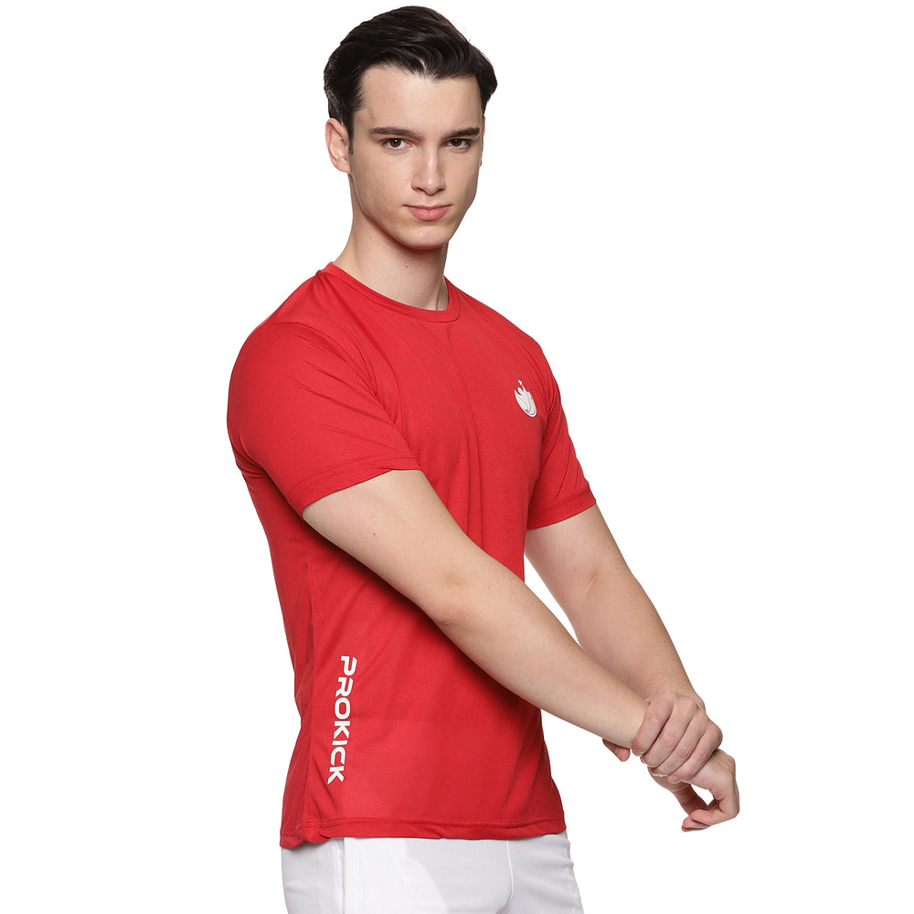 Prokick Plain Half Sleeves Badminton T-Shirt - Best Price online Prokicksports.com