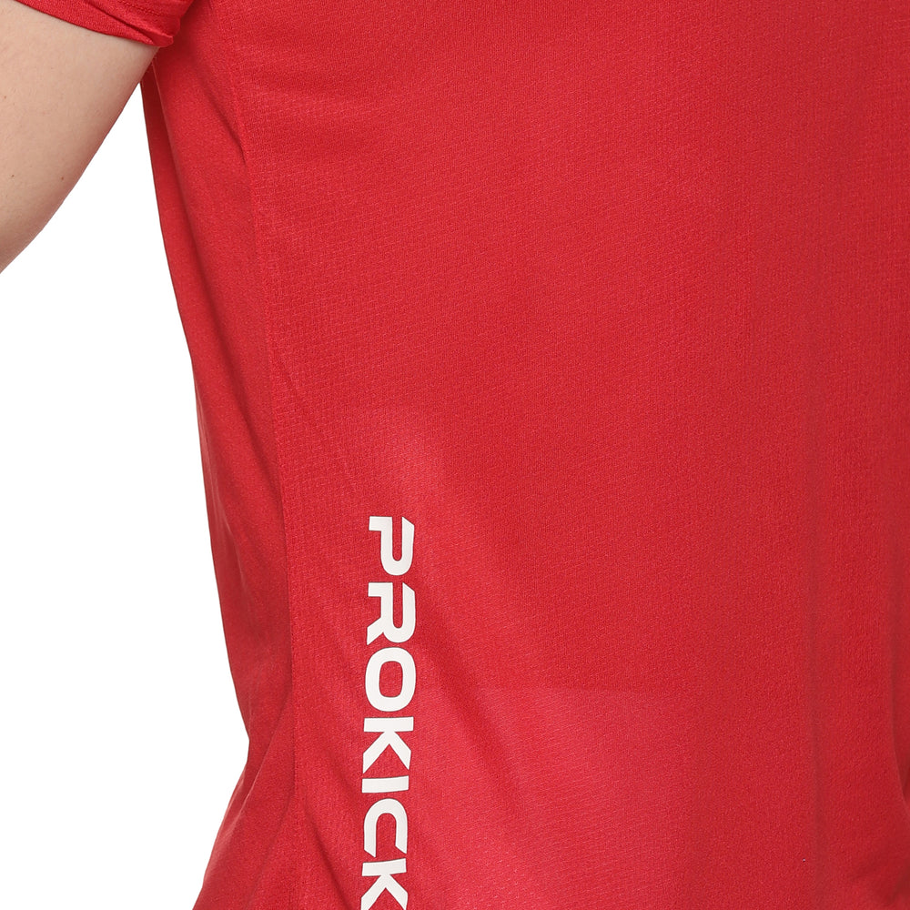 Prokick Plain Half Sleeves Badminton T-Shirt - Best Price online Prokicksports.com