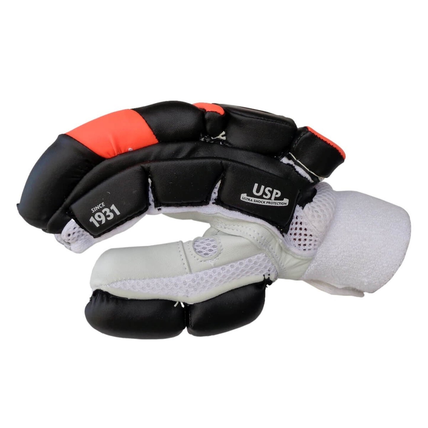 SG Test SRH Batting Gloves - Left Hand, Black/Orange - Best Price online Prokicksports.com