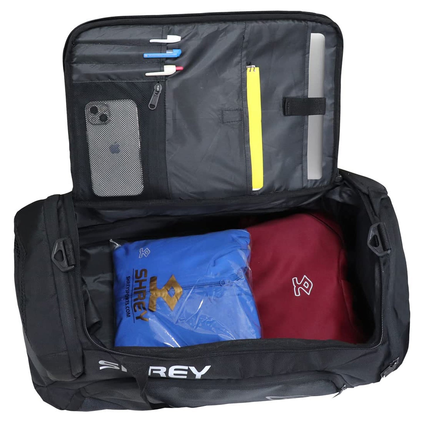 Shrey Armor Holdall Bag, Black - Best Price online Prokicksports.com