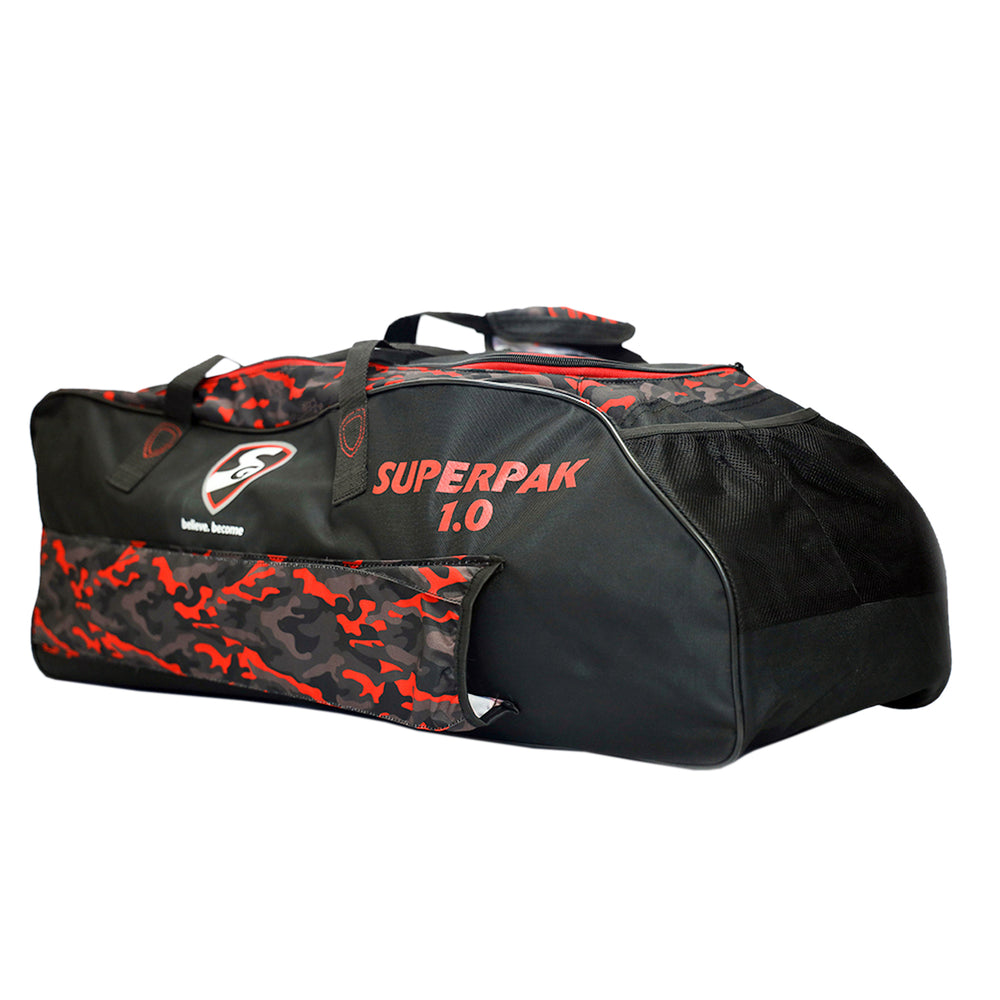 SG Superpak 1.0 Kit Cricket Kit Bag, Large - Best Price online Prokicksports.com