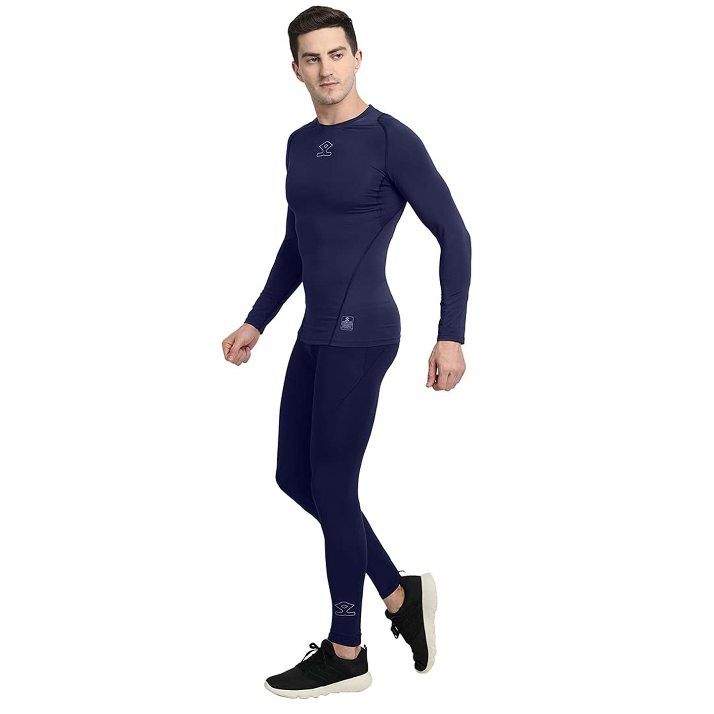 Shrey 1760 Intense Compressions Tights ,Navy - Best Price online Prokicksports.com