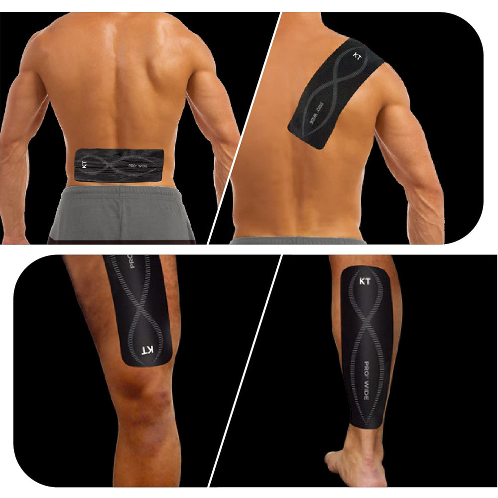 Li-Ning KT Tape Pro Wide Supporter 10 Strips - Jet Black - Best Price online Prokicksports.com
