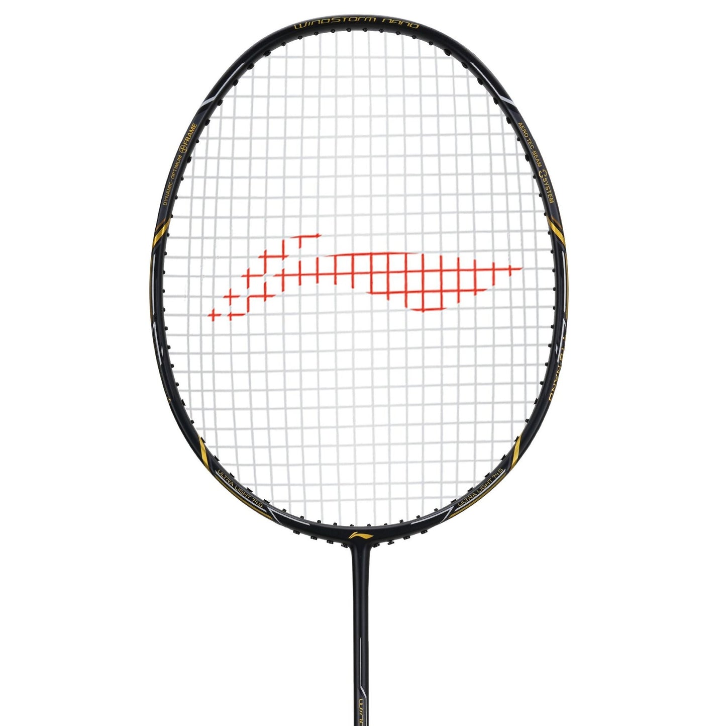 Li-Ning Windstorm Nano 74 Professional Badminton Racquet Unstrung Black/Gold - Best Price online Prokicksports.com