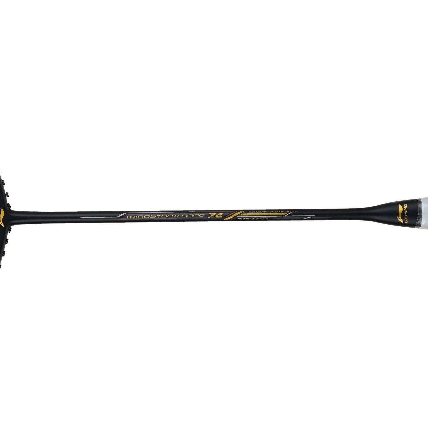 Li-Ning Windstorm Nano 74 Professional Badminton Racquet Unstrung Black/Gold - Best Price online Prokicksports.com