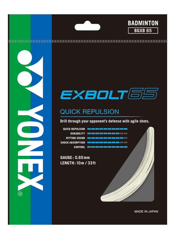 Yonex Exbolt 65 Badminton String - Best Price online Prokicksports.com