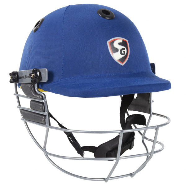 SG BlazeTech Cricket Helmet, Blue