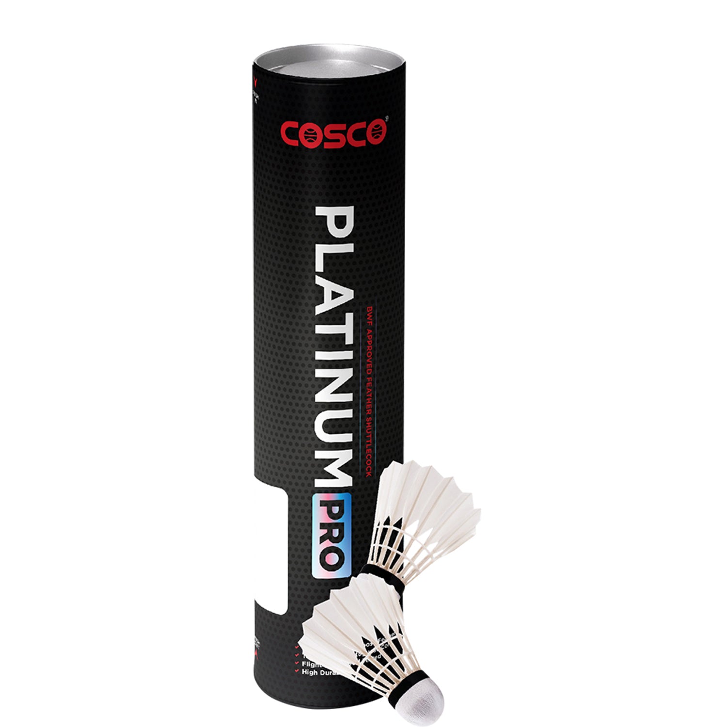 Cosco Platinum Pro Feather Shuttlecock (12U Per Tube)
