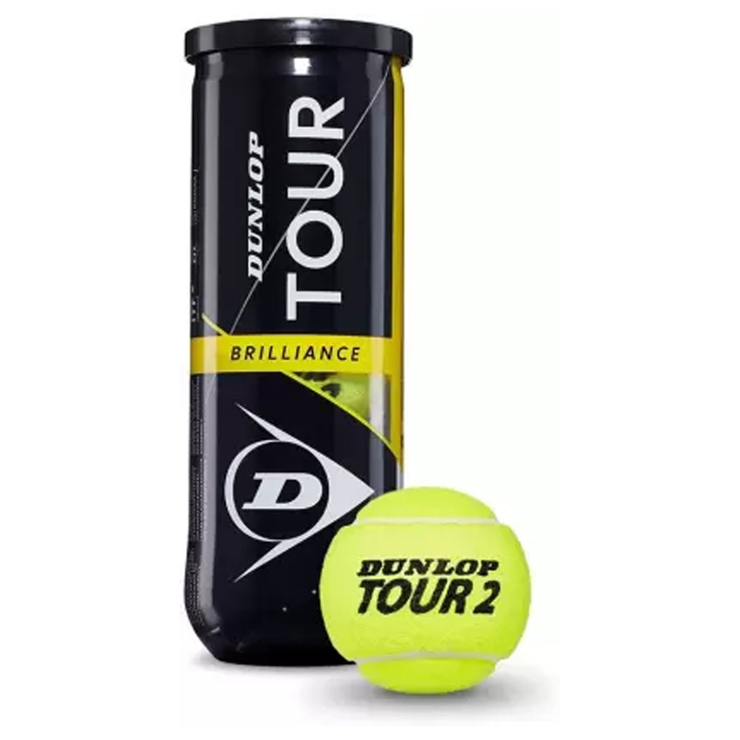 Dunlop Tour Brilliance Tennis Balls Can (1 Can) - Best Price online Prokicksports.com