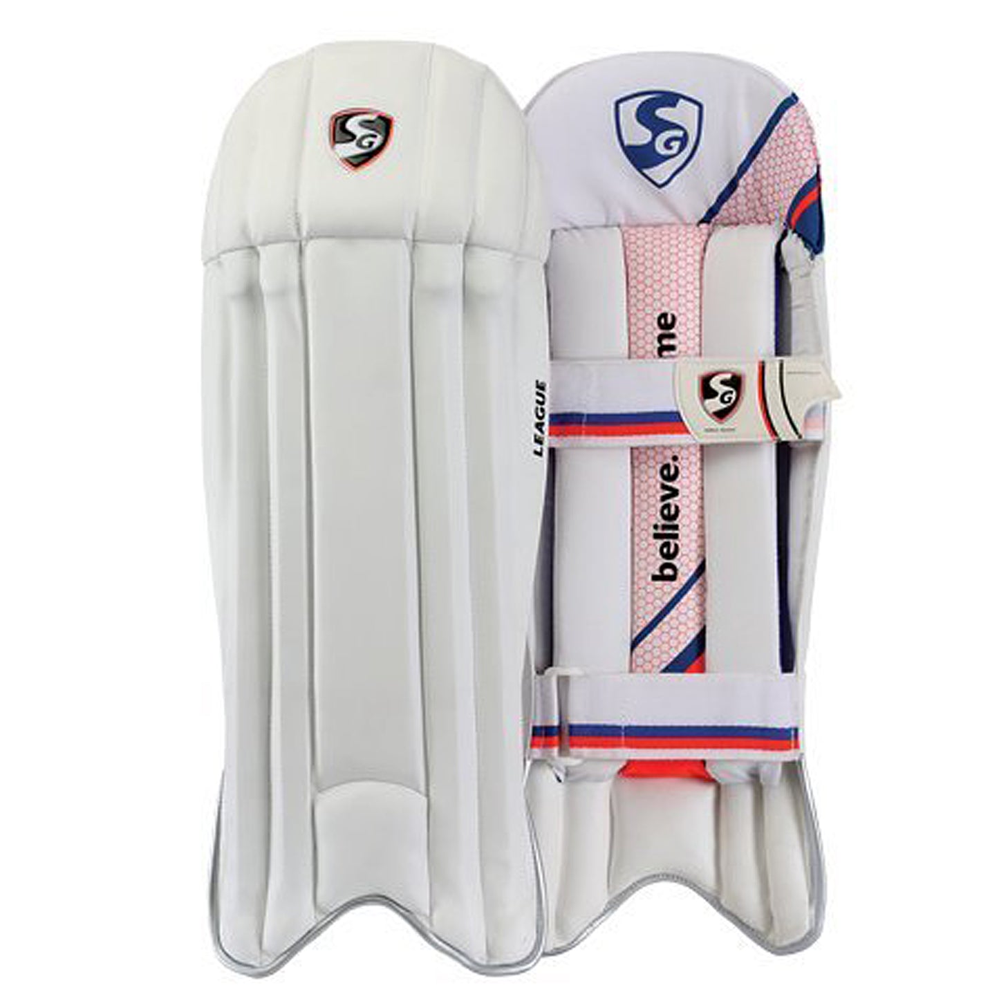 SG League Wicket Keeping Legguards - Best Price online Prokicksports.com