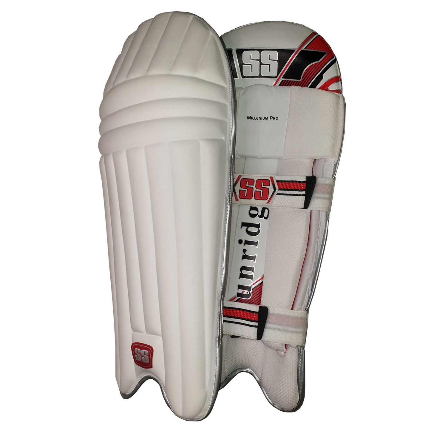 SS Millenium Pro Batting Legguard , White - Best Price online Prokicksports.com