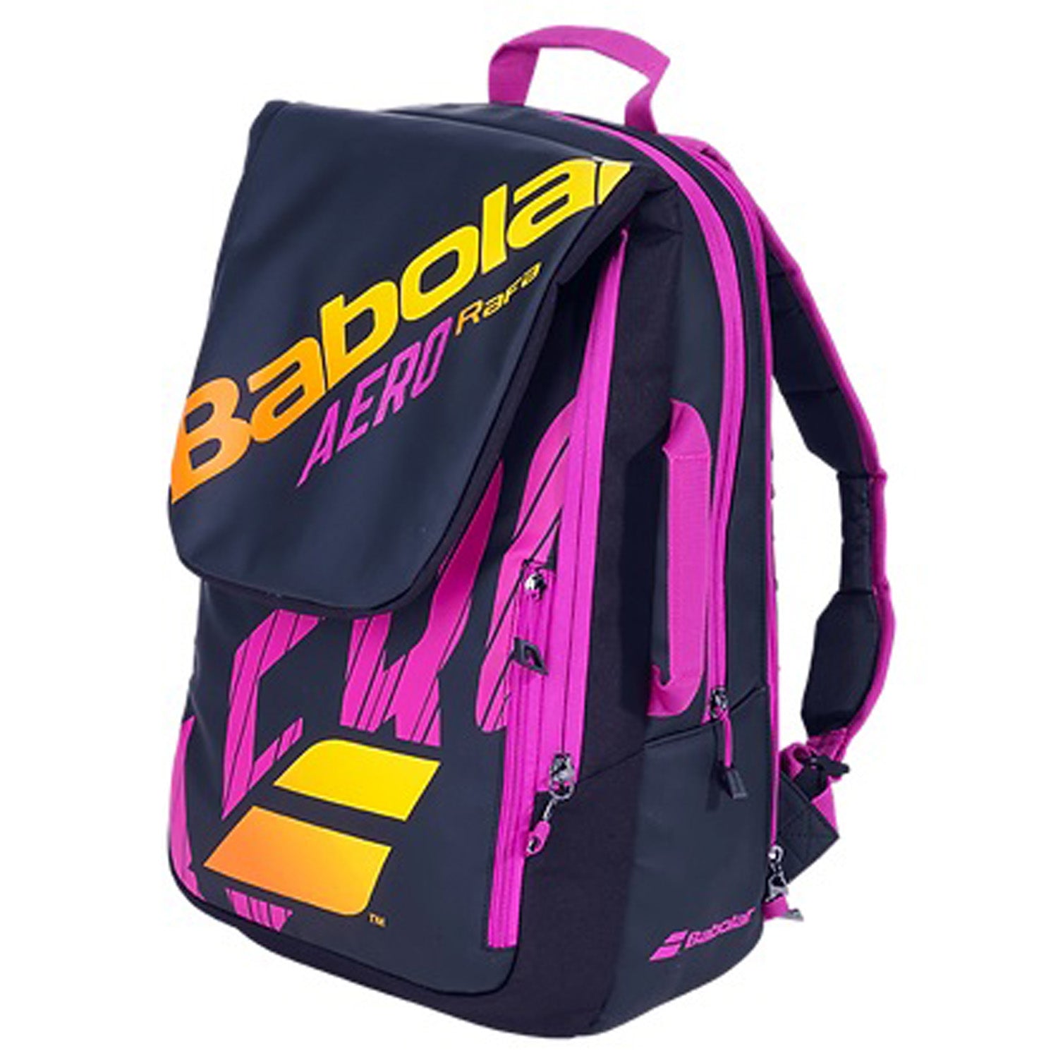 Babolat 753097 363 Pure Aero Rafa Backpack Black Orange Purple