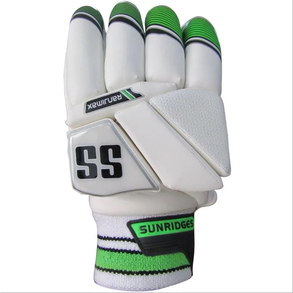 SS Ranjimax RH Batting Gloves, White/Green - Best Price online Prokicksports.com