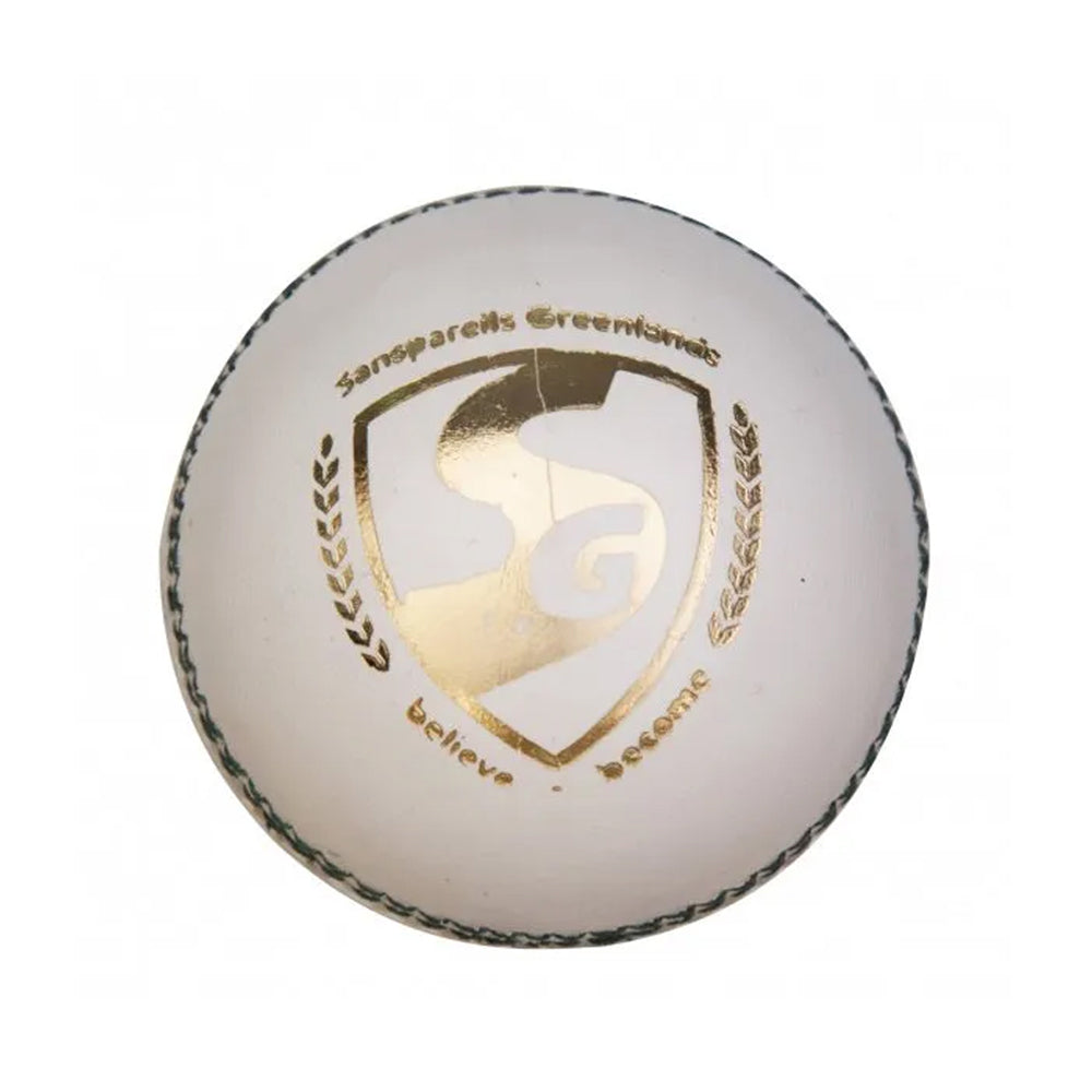 SG Test White Four- Piece Cricket Leather Ball, 1PC - Best Price online Prokicksports.com