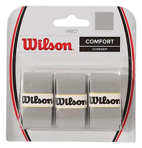 Wilson Pro Comfort Overgrip Tennis Grip (Grey) - Best Price online Prokicksports.com