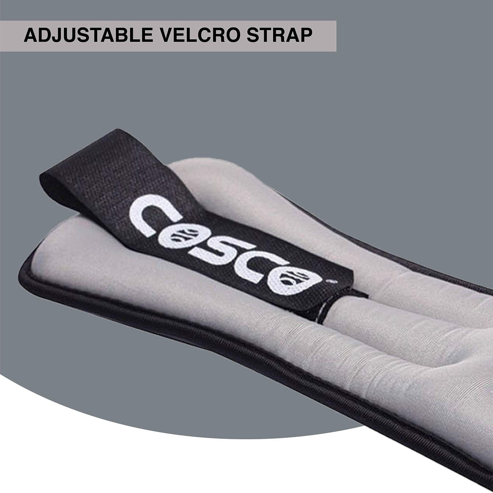 Cosco Lycra & Iron Sand Ankle Weights Set of  2 & Adjustable Weight Cuffs for Fitness & Strength Training