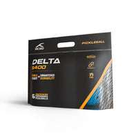 Hundred Delta S400 Indoor-26 Hole Pickleball Balls, Blue - Pack of 6 - Best Price online Prokicksports.com