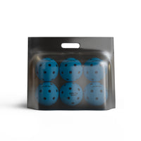 Hundred Delta S400 Indoor-26 Hole Pickleball Balls, Blue - Pack of 6 - Best Price online Prokicksports.com