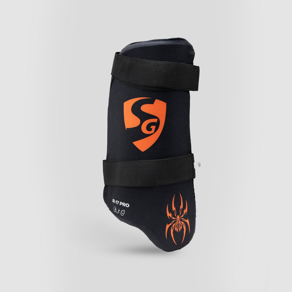 SG RP Pro Cricket Thigh Pad - Right Hand | Ultra-High-Density Foam | White, Adult