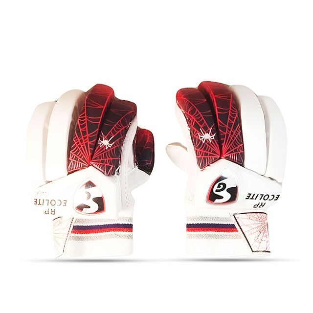 SG RP Ecolite LH Batting Gloves - Junior (Left Hand) | Superior Protection & Grip for Young Cricketers
