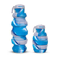 Vector X 500ML Foldable Silicone Water Bottle | Leak-Proof Cap with Lobster Hook | Ultra-Lightweight & Compact Hydration Bottle - Best Price online Prokicksports.com