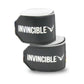 Invincible Nylon Mexican Style Semi-Stretch Boom Boom Printed Hand Wraps (White, 2.5 M) | Breathable Conforming Boxing Wraps with Wrist Support