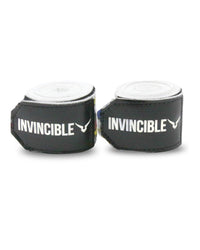 Invincible Nylon Mexican Style Semi-Stretch Boom Boom Printed Hand Wraps (White, 2.5 M) | Breathable Conforming Boxing Wraps with Wrist Support - Best Price online Prokicksports.com