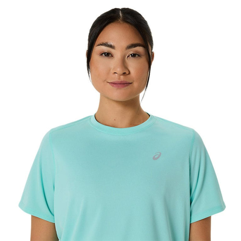 ASICS SILVER SS TOP for Women | Lightweight Quick-Dry Running T-Shirt with Breathable Fabric & Reflective Details - Best Price online Prokicksports.com