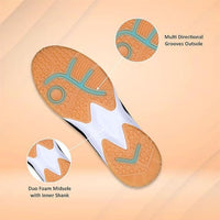 Nivia HY-Court 2.1 Badminton Shoes for Men | Non-Marking Sole | Cushioned Insole | Breathable Mesh | Lightweight Design - Best Price online Prokicksports.com