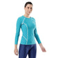 Speedo Women’s Long Sleeve Suntop – Solid Design | UPF 40+ UV Protection, Endurance®10 Chlorine-Resistant Fabric & Crew Neck - Best Price online Prokicksports.com