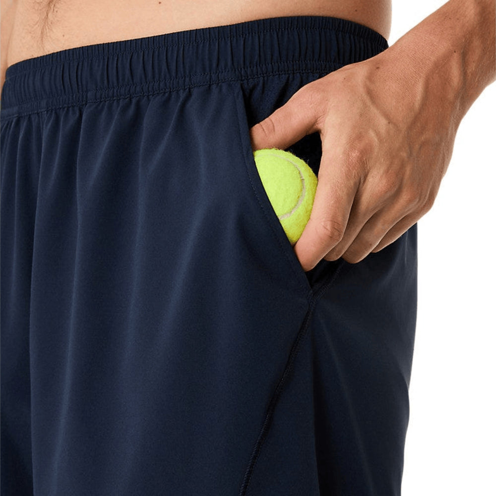 ASICS COURT 9IN SHORT for Men | Lightweight Stretch Woven Fabric with Breathable Mesh Panels & Adjustable Waist for Tennis and Training - Best Price online Prokicksports.com