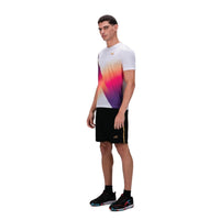 Hundred HBTS-5M265 V-Neck Badminton T-Shirt – Men Lightweight Quick Dry Sports Tee for Badminton, Training & Fitness - Best Price online Prokicksports.com