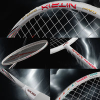 Hundred Nitrix Thunder Strung Badminton Racquet | Superlight Carbon Fibre Power Frame with Curve² Technology | Attack Series - Best Price online Prokicksports.com
