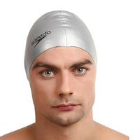 Speedo Flat Silicone Swim Cap – Adult Swimming Cap with Durable Stretch Fit, Tear-Resistant Silicone & Comfortable Hydrodynamic Design - Best Price online Prokicksports.com