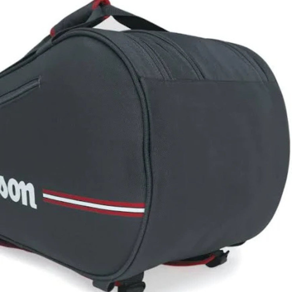 Wilson Padel Team Padel Bag – WR8908701001 - Black | Lightweight & Durable Sports Bag for Padel or Tennis Players | Spacious, Stylish & Functional Design - Best Price online Prokicksports.com