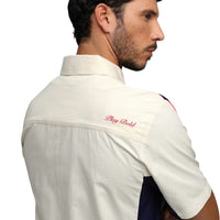 PUMA x RCB Woven Polo T-Shirt for Men | Premium Woven Fabric with Classic Collar, Button Placket & Official RCB Branding for Smart Casual Style - Best Price online Prokicksports.com