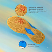 Nivia Super Court 2.0 Badminton Shoes – Mesh + TPU Upper, Duofoam Midsole, Non-Marking Rubber Outsole | Lightweight, Flexible Comfort & High Grip for Indoor Court Play - Best Price online Prokicksports.com