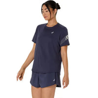 ASICS ICON SS TOP for Women | Lightweight Quick-Dry Polyester T-Shirt with Breathable Fabric & Reflective Details for Running and Training - Best Price online Prokicksports.com