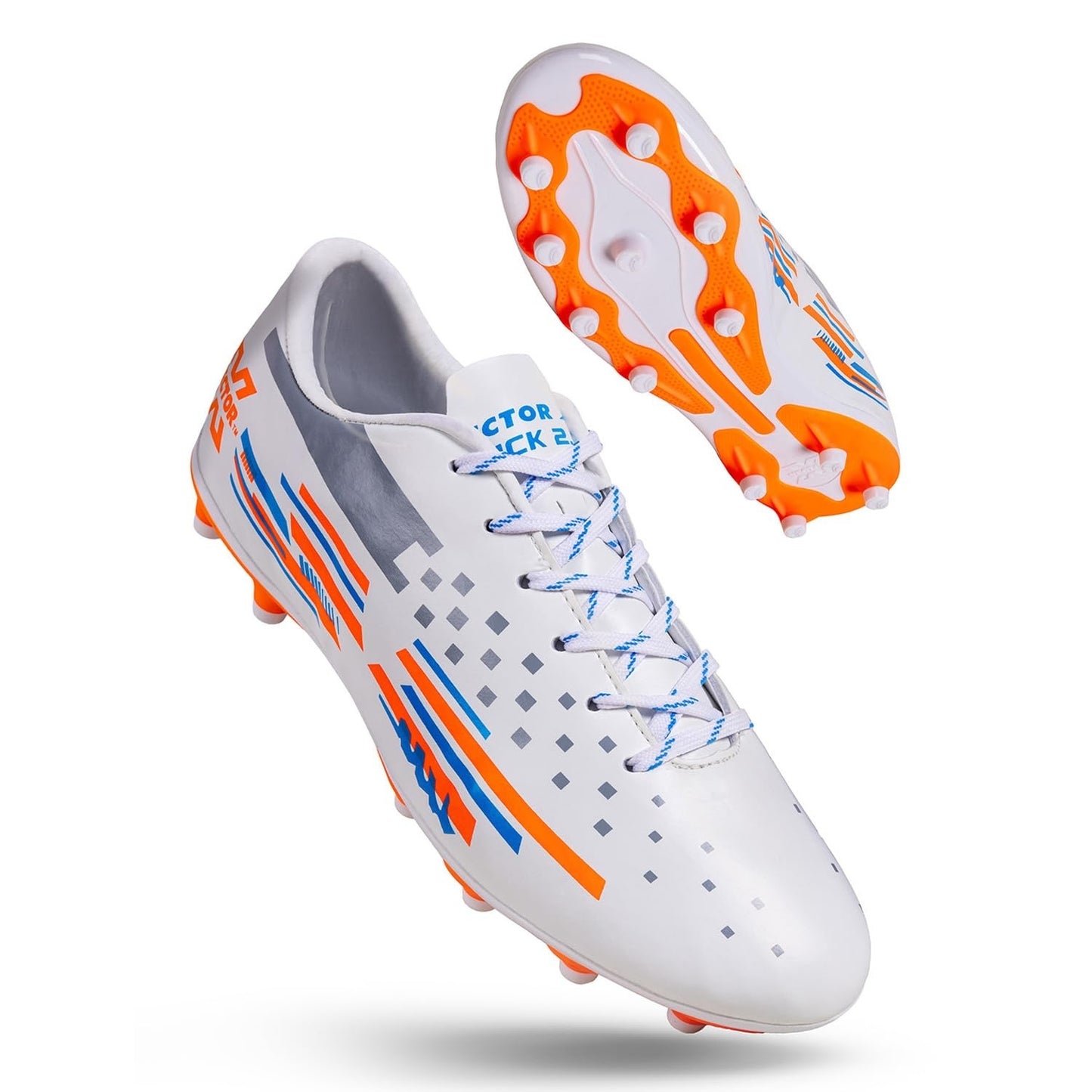 Vector X Kick 2.0 Football Shoes – Synthetic Upper, Durable TPU Sole, Padded Footbed, Lightweight Soccer Studs for Multi-Surface Play - Best Price online Prokicksports.com