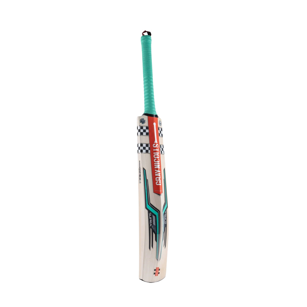Gray Nicolls GN2 Supra English Willow Cricket Bat – Full Profile Power Bat with Thick Edges & Superior Pickup for Professional Match Performance - Best Price online Prokicksports.com