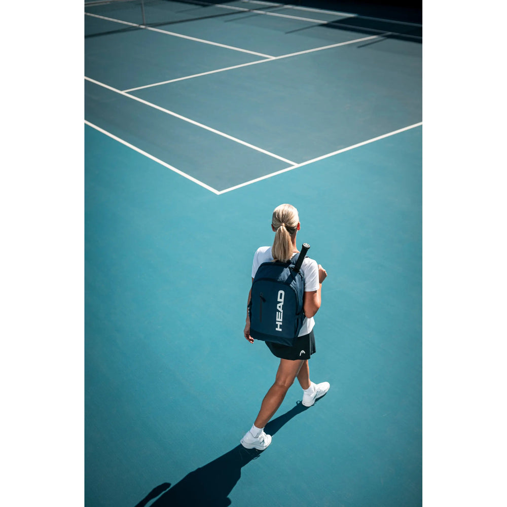 HEAD Base Backpack 17L | Tennis Backpack with 1–2 Racquet Compartment, Front Pocket & Side Mesh Pockets