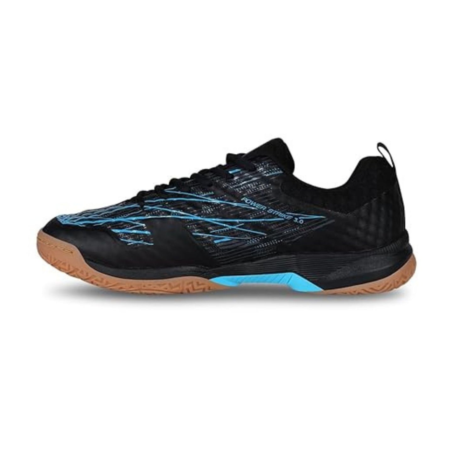 Nivia Power Strike 3.0 Badminton Shoes – Duofoam Cushioning, Fusion Technology, Asymmetrical Upper, Non-Marking Rubber Outsole | Lightweight | For Badminton, Volleyball, Squash,Fit For All Indoor Games - Best Price online Prokicksports.com