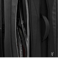 Wilson RF Tournament 9PK Tennis Racquet Bag – WR8043301001 - Black | Roger Federer Edition | Premium 9 Racquet Bag with Thermoguard & Pro-Level Design - Best Price online Prokicksports.com
