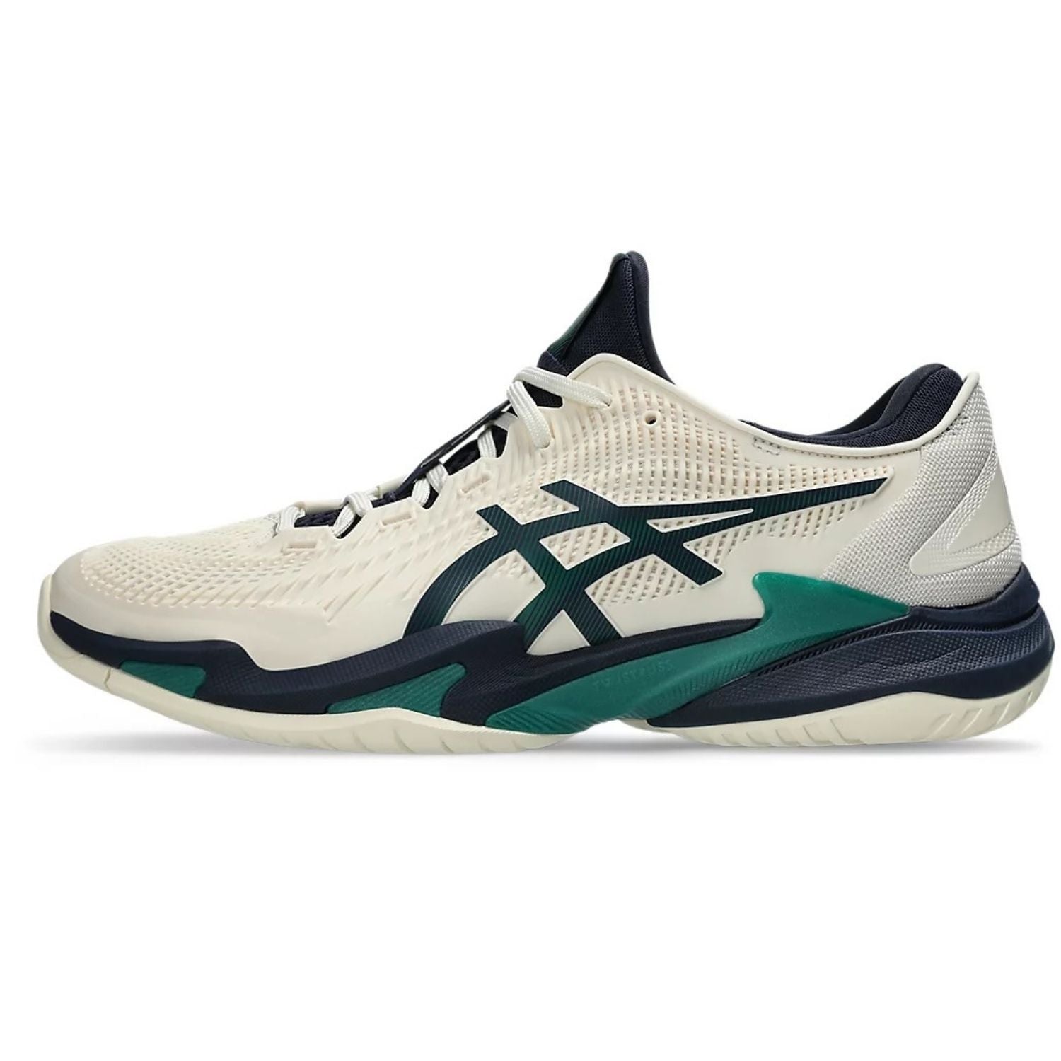 ASICS Court FF 3 Men’s Tennis Shoes – Tuna Blue/Pure Silver | Djokovic‑Inspired Zero‑Step Outsole & TWISTRUSS™ Support - Best Price online Prokicksports.com