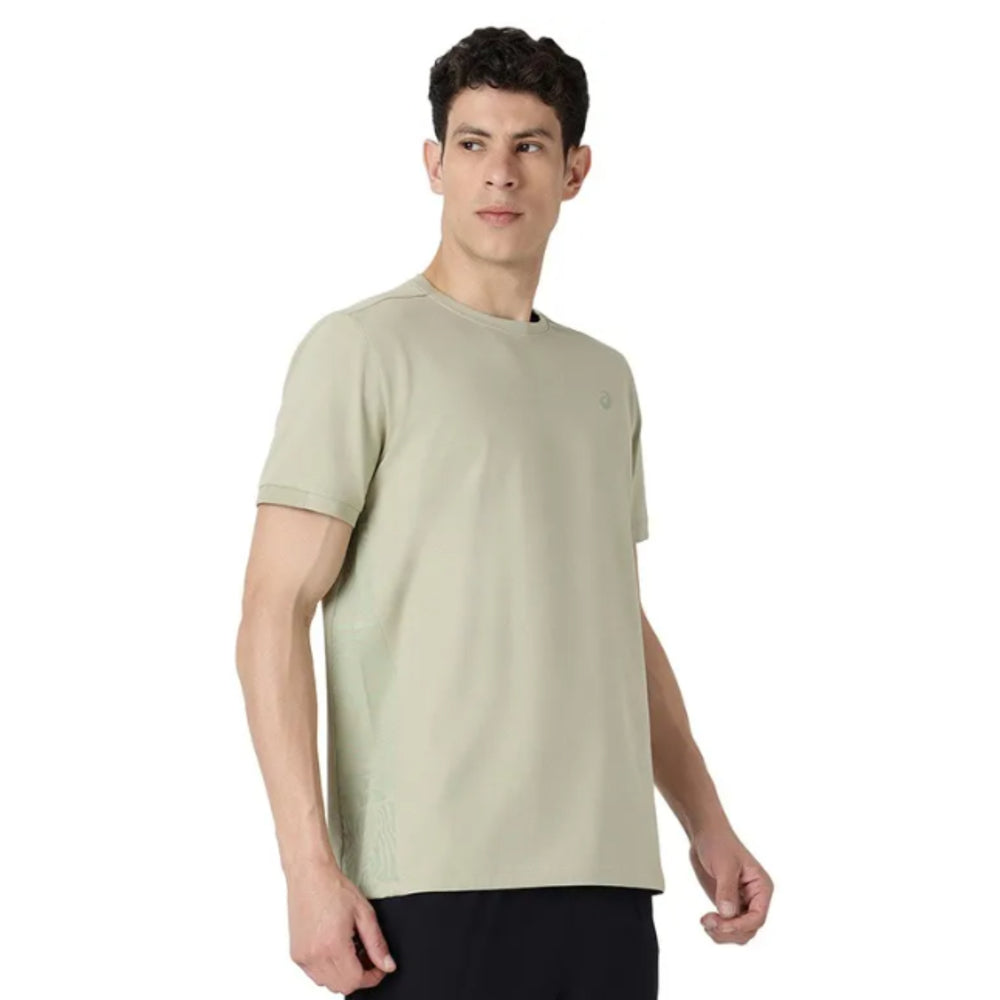 ASICS Neck Detail SS Top for Men | Round Neck Sports T-Shirt - Best Price online Prokicksports.com