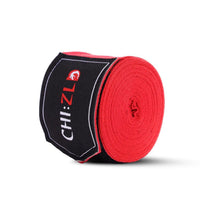 CHIZLD Impact Handwraps Poly-Cotton Blend | Breathable & Stretchable | Secure Velcro Closure | for Boxing, MMA, Kickboxing(4.5 M) - Best Price online Prokicksports.com